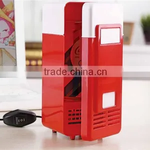 Freezing & Heating Mini Fridge USB Cooler For Bottle 1 Box Drink thumbnail-4