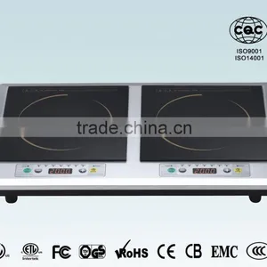 Easily Cleaned Uses of Electric Solar 2 Plate Induction Cooker thumbnail-6