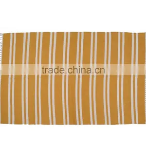 Hand Woven Stripe Pattern Rug thumbnail-1