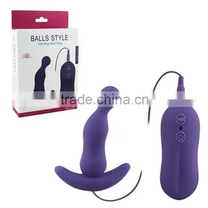 Ultimate Experience Fit With Balls Style Vibrating Anal Plug Sex Toys For Women thumbnail-1