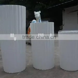 Fiberglass Flower Pot Set of 3 Screw Shaped thumbnail-2