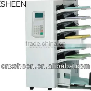 XH-II Six Trays Digital Paper Collator Machine, Paper Collating Machine, Booklet Making Machine thumbnail-1