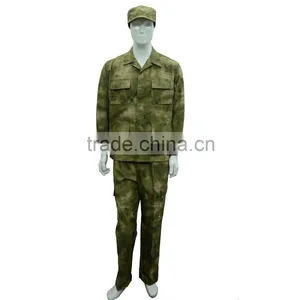 BDU A-TACS FG Camouflage Suit Sets Army Military Uniform Combat Airsoft Uniform -Only Jacket & Pants thumbnail-1