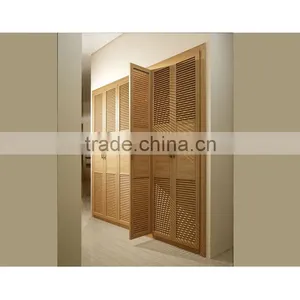 Bedroom Furniture Wooden Swing Wardrobe Closet Bedroom Furniture With Melamine thumbnail-1