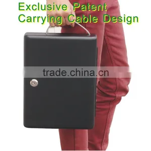 Wholesale -- MK500 Micro Vault Key Car Gun Pistol Metal Portablel Key Lock Storage Small File Mini Ipad Safe Box , Document Box thumbnail-2