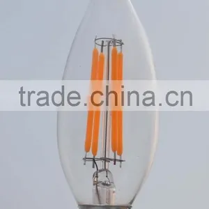 3 Years Warranty High Quality Dimmable 50000 Hours 12/10/8/6/4/2W /E14 E27 E12 E26 B22/ A19 A60 G45 C35 T25 CE LED Filament Bulb thumbnail-6