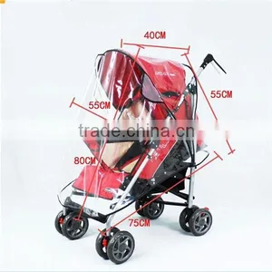 PVC Clear Waterproof Baby Walker Raincover thumbnail-2
