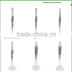 Standard Professional Dressing Forcep/ Stainless Steel Surgical Instruments thumbnail-1