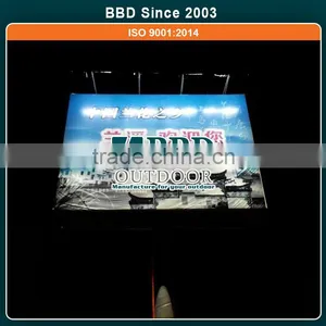 Eco-friendly Steel Led Lightting Large Size Outdoor Led Advertising Panel thumbnail-1