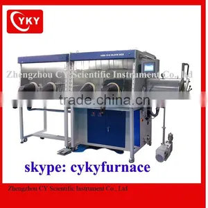 Dual Chamber Glove Box With Gas Purification System (H2O&O2< 1ppm) / Glove Box thumbnail-1
