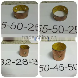 50mm Auto Bushing Steel and Copper Casting for Construction Machinery Parts ODM Parts Bush Bearing Bronze Bush thumbnail-1