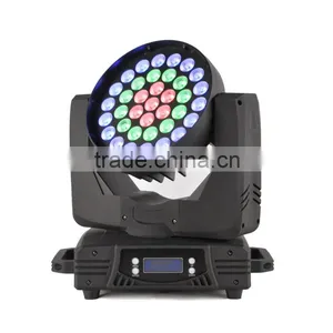 37x 10w RGBW 4-IN-I Moving Head Stage Wash Led Moving Head Light thumbnail-1