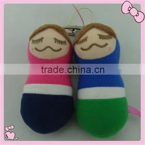 Custom Plush Dolls With Mini Girl Keychains thumbnail-1
