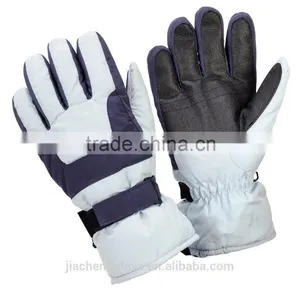 Ski Gloves, Synthetic Leather Gloves, Personalized Winter Gloves thumbnail-1