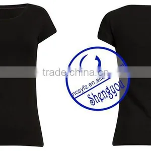 China Supplier Wholesale Custom Women Cheap Blank Tshirt no Lable Supplier's Choice thumbnail-6