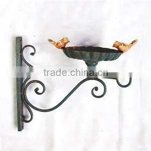 Vintage Cast Iron Wall Mounted Shelf Bracket With Hooks Quality Choice thumbnail-1