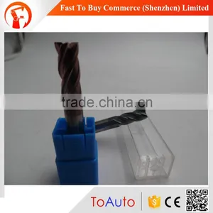 High Quality 10mm Cutting Dia 4 Flutes HRC60 Small China End Mill Cutter Supplier's Choice thumbnail-1