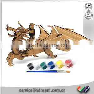 New Design of Dragon 3D Puzzle Bamboo thumbnail-1