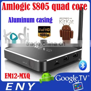 802.11B/G/N Wifi Bluetooth4.0 Amlogic S805 Quad Core Mali 450 Kodi 14.1 Android4.4 Best Ott tv Box 2014 Best Selling tv Box thumbnail-1