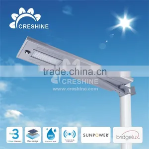 Development Trend Photocell Energy Saving 60W Smart LED Solar Street Lamp All in One With Battery and Controller for 2 Years thumbnail-3