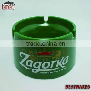Promotional Round Plastic Ashtray thumbnail-1