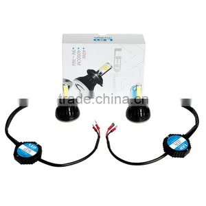 H3 PK22S 6000K LED Super Bright LED Headlight Conversion Kit Multiple Bulb Size thumbnail-1