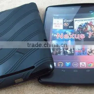 TPU Wave Pattern Case For Google Nexus 7" thumbnail-1
