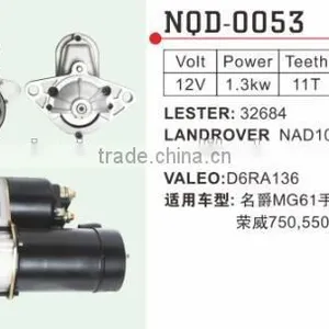 Auto Starter for MG61 Lester 32684 Landrover NAD10410 Denso 2280007700 Valeo D6RA136 thumbnail-1