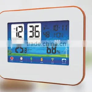 Touch Screen LED Alarm Clock With Temperature S636CS Meet CE and RoHS thumbnail-1