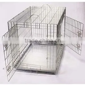 Stainless Dog Metal Cage thumbnail-1