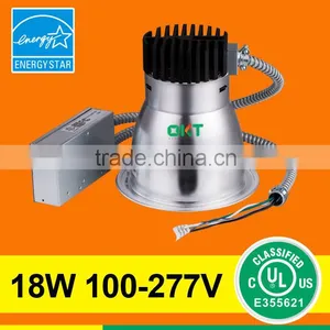 0-10v Dimmable ul Recessed Lighting Trim 6 Inch 18w Retrofit Downlight thumbnail-2
