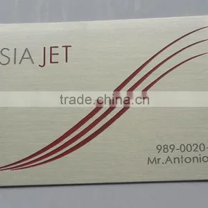 Business Service Style and Satin Black Metal Business Cards Theme OEM Metal Business Card thumbnail-4