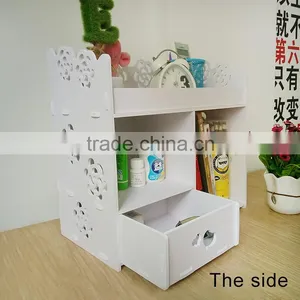 Bedroom Regularly Plastic Book Storage Box With Drawer thumbnail-4