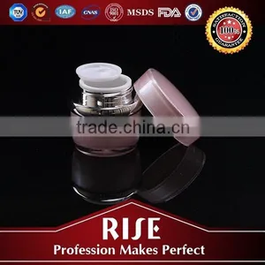 Professional Factory ISO9001 Plastic Biodegradable Cosmetic Golden Container thumbnail-1