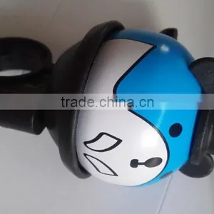 Lovely Blue Color Lucky Cat Kids Ring Bicycle Bell thumbnail-3