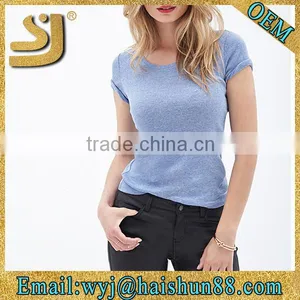 Reasonable Price Top Quality Brand Women Fashion T-shirt thumbnail-1