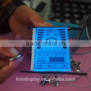Custom Blue Led Backlight See Through Lcd Display Panel for Car Audio thumbnail-1