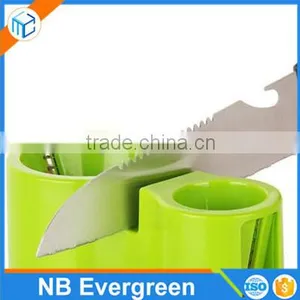 New Kitchen Accessories Cooking Tool Vegetable Slicer Spiral Cutter With Sharpener Spiral Twister Cutter 2 in 1 Slicer Sharpener thumbnail-4