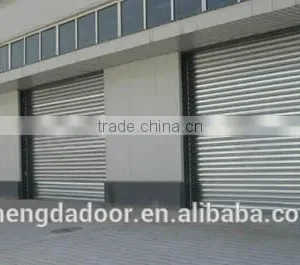 China Galvanized Steel Windproof Automatic Industrial Roller Shutter Door thumbnail-3