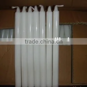 Cheap White Household Thin Stick Pillar Candle From 10g to 90g thumbnail-1