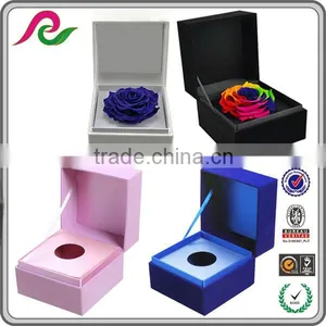 Custom Cardboard Gift Paper Box With Ribbon for Flower Packing thumbnail-1