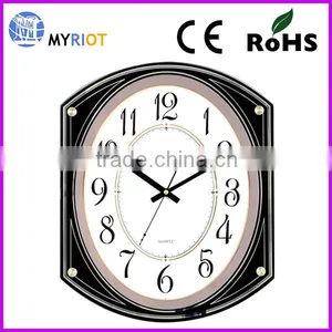 15 Inch Promotion Deluxe Oval Wall Clock thumbnail-1