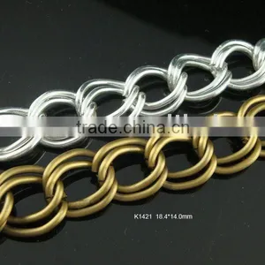 Aluminum Chain,silver Color and Antique Bronze Color thumbnail-1