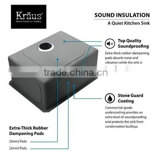 China Suppliers Stainless Steel Undermount Single Bowl Handmade Kitchen Sink thumbnail-5