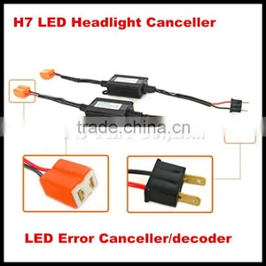 LED Car Warning Canceller H7 Capacitor Error Free Load Resistor OBD LED Canbus Decoder for H7 Led Headlight Anti-flicker thumbnail-1