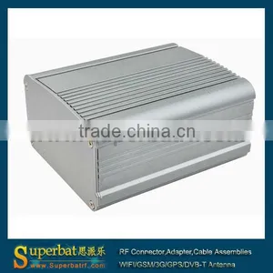 Aluminum Box Enclosure Case -4.33"*3.54"*2.17"(L*W*H) Clear Plastic Hinge Box thumbnail-1