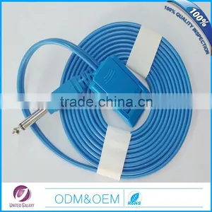 6.3plug Surgical ESU Cable for Grounding Pad thumbnail-1