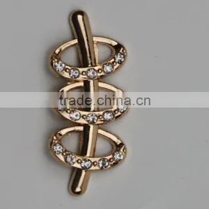 Small Spring Metal Clip for Shoe Rhinestone thumbnail-1