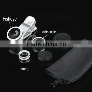 Wholesale Super Circle Fish Eye Universal Clip Lens 3 in 1 thumbnail-5