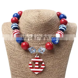 Stylish Baby Girls Necklace Matched With Hairband Newest Cloth Accessory Set thumbnail-6